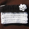 Crocheted Yarn Clutch Purse Accessory Bag