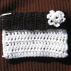 Crocheted Yarn Clutch Purse Accessory Bag