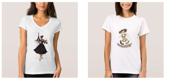 fashion designer fashionista t-shirts