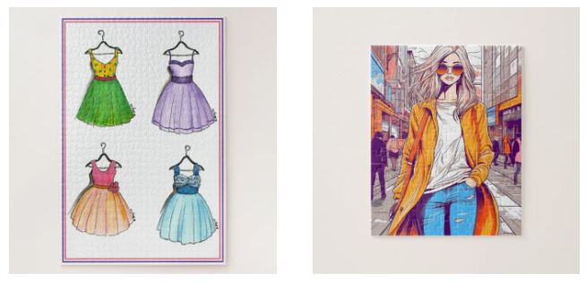 fashion designer jigsaw puzzles